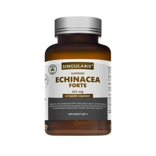 Singularis Echinacea Forte 450 mg 60 Kapseln – Singularis Verpackung