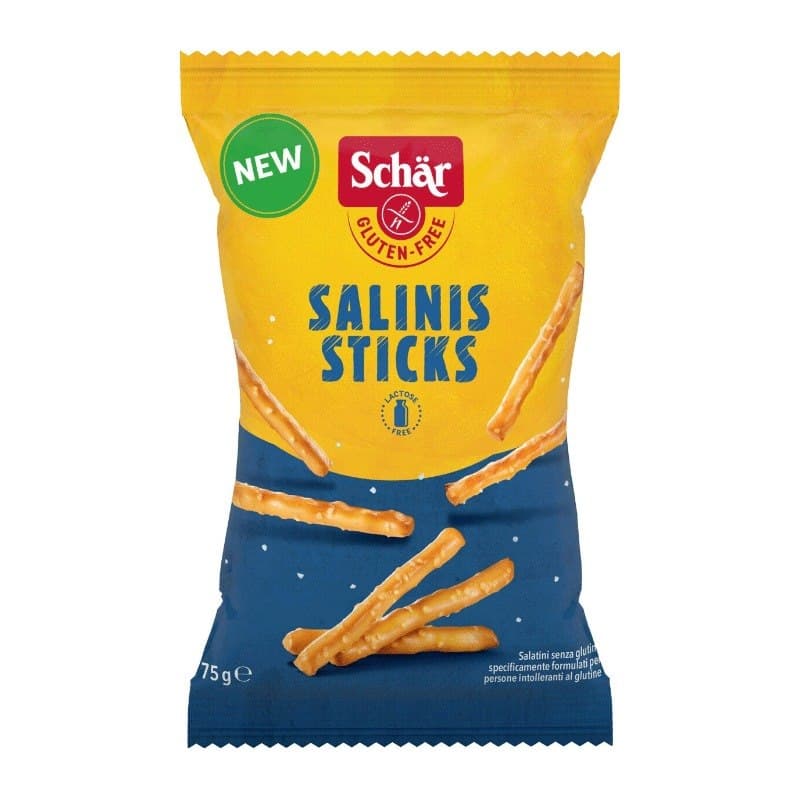 Schar Paluszki Salinis Sticks 75 g – Schär opakowanie