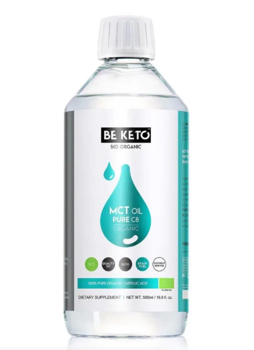 Be Keto - Aceite MCT 100% C8 – BE KETO empaque