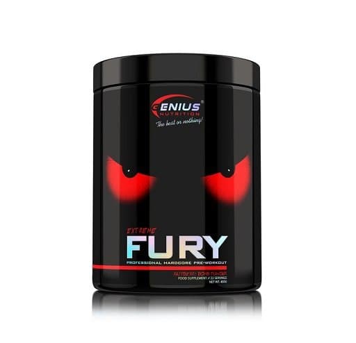 Genius Nutrition Fury Extreme 400g Raspberry Bomb