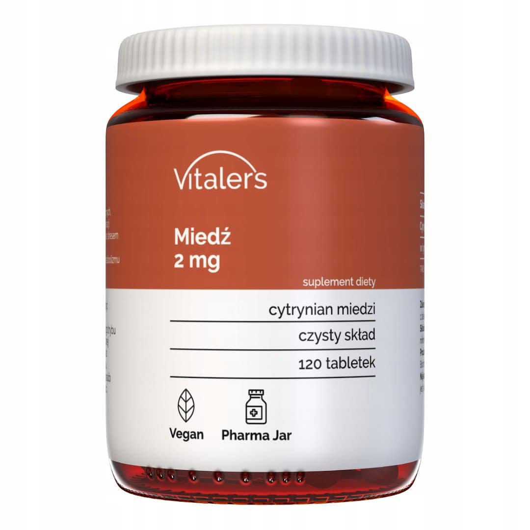 Vitalers Miedź 2 mg 120 tab