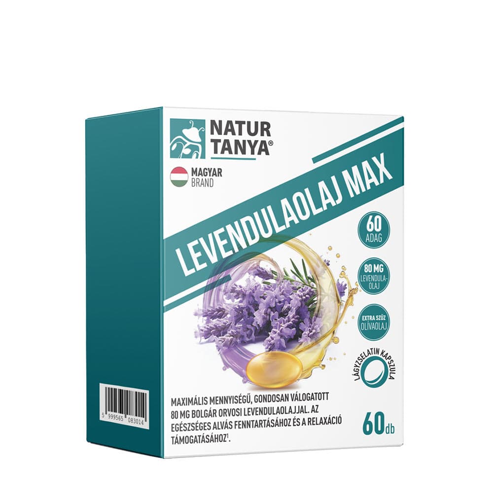 Natur Tanya - Olio di lavanda Max - 60 capsule molli – confezione