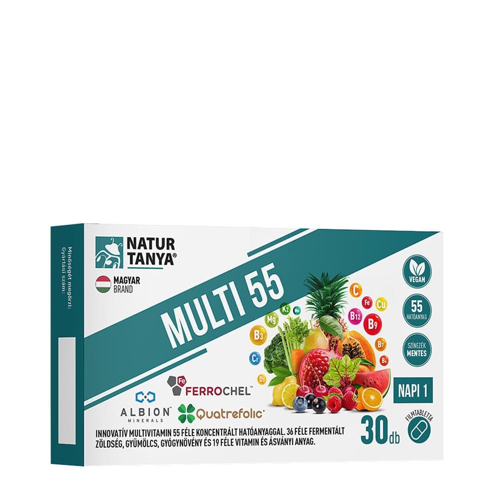 Natur Tanya - Multi 55, multivitamines en capsules – Natur Tanya packaging