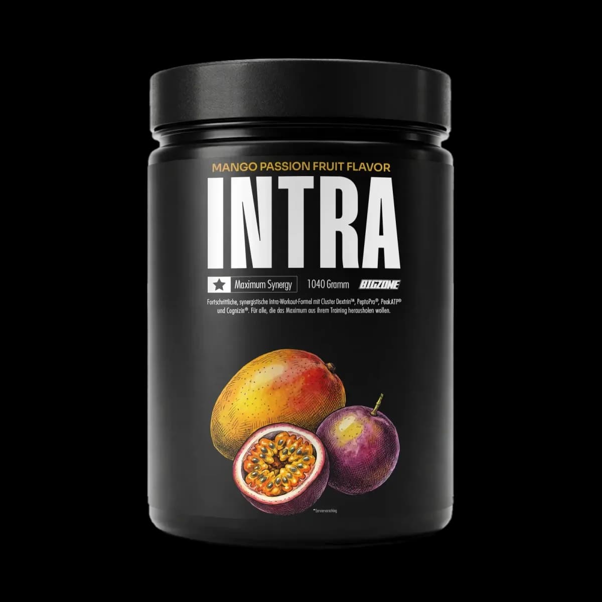 Big Zone - Intra - 1040 g, mango och passionsfrukt – Big Zone förpackning