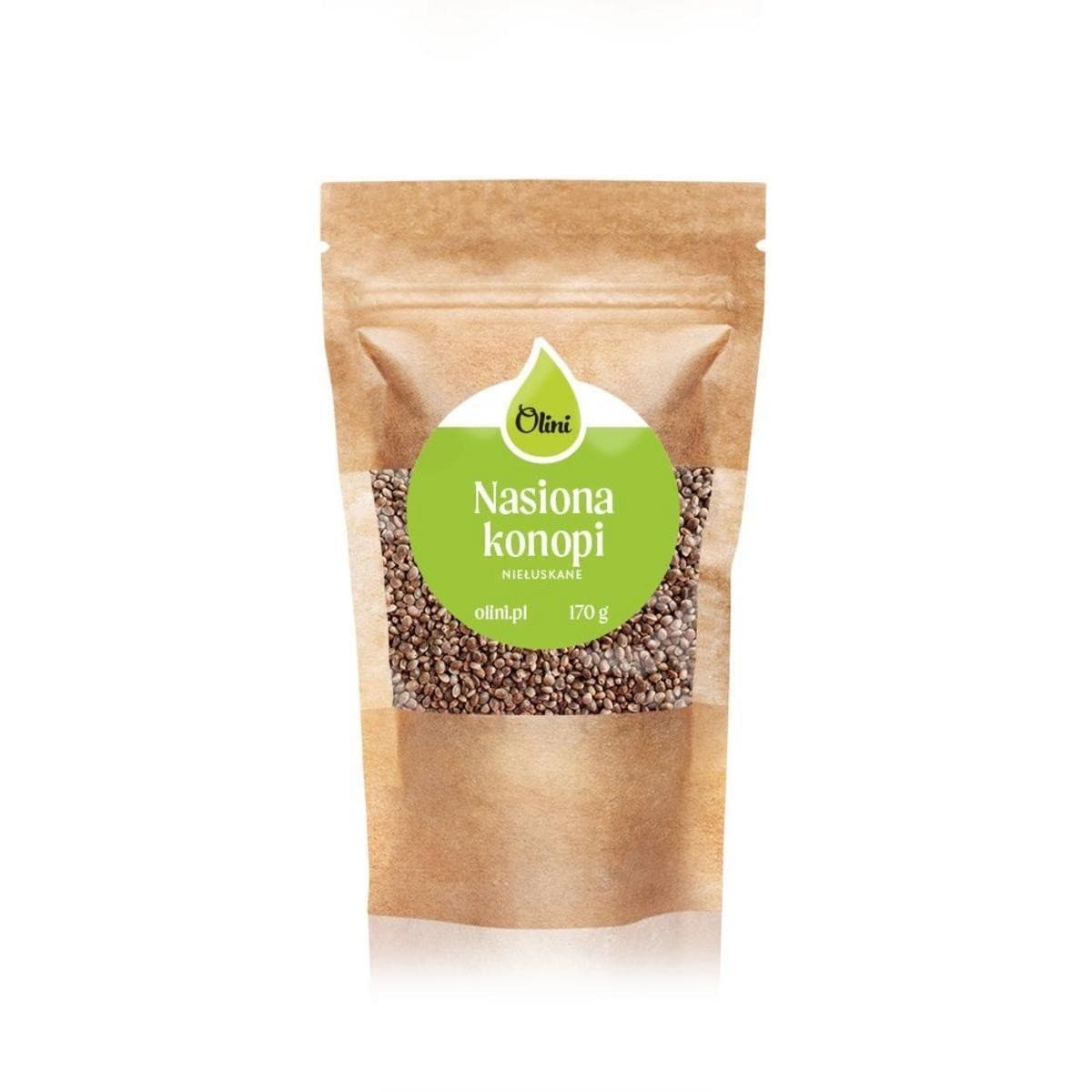 Olini Nasiona konopi 170 g – olini verpakking