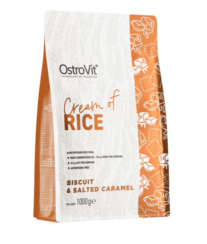 OstroVit Cream Of Rice 500g – Glutenvrije koolhydraatbron in poedervorm – OstroVit packaging