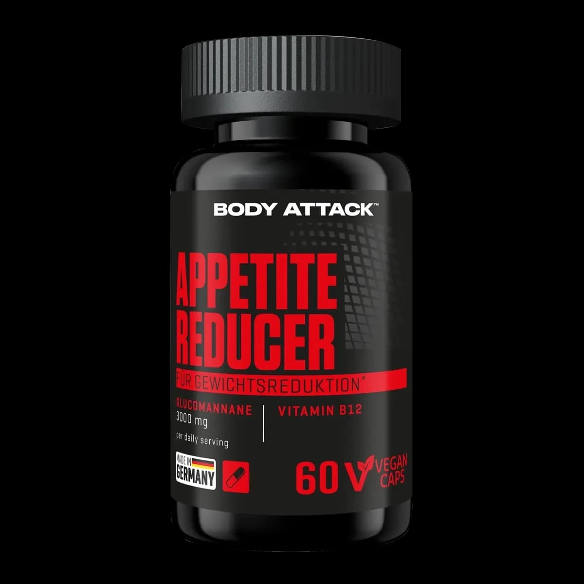 Body Attack Appetite Reducer - 60 Caps – Body Attack Verpackung