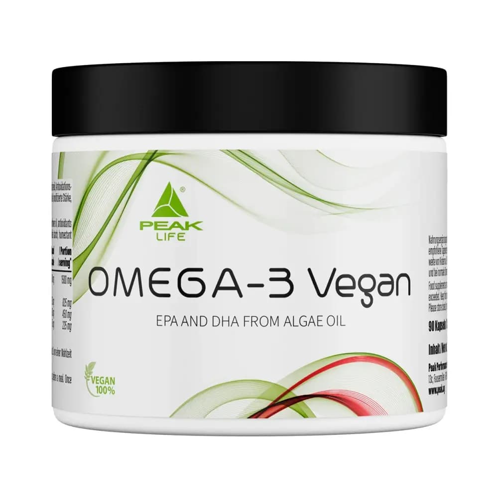 Peak Life - Omega-3 Vegan Neutral - 90 Kapseln – Peak Verpackung