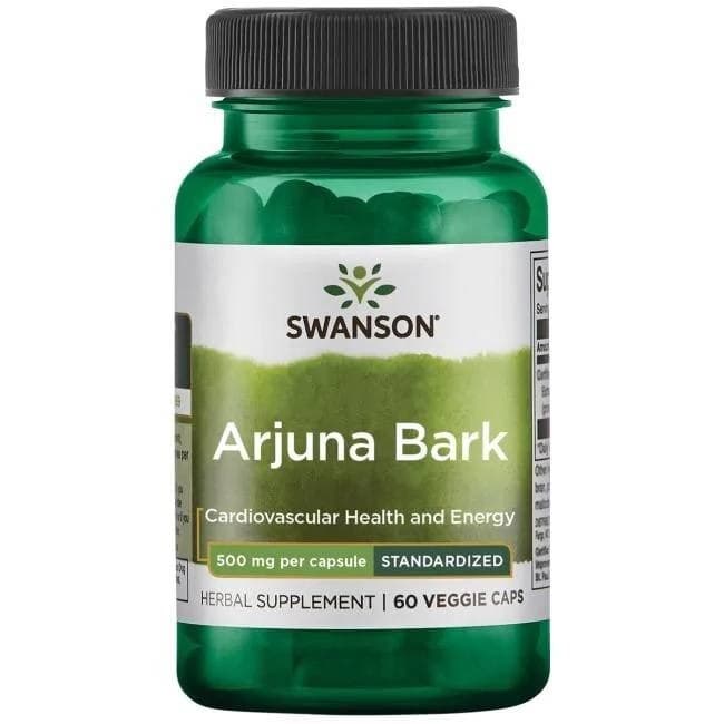 Swanson Arjuna Bark 500mg, 60 vegetarische Kapseln – Swanson packaging