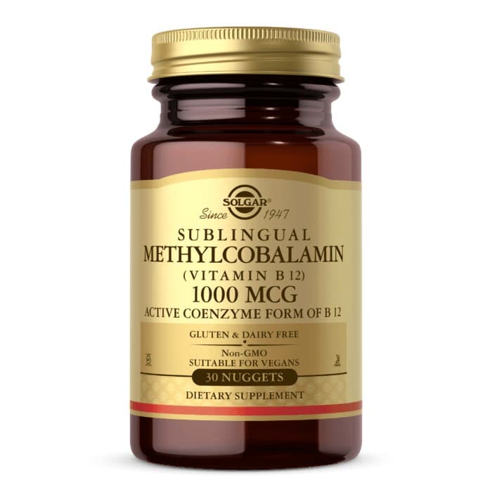 Solgar - Sublingual Methylcobalamin Vitamin B12 - 30 Tablets