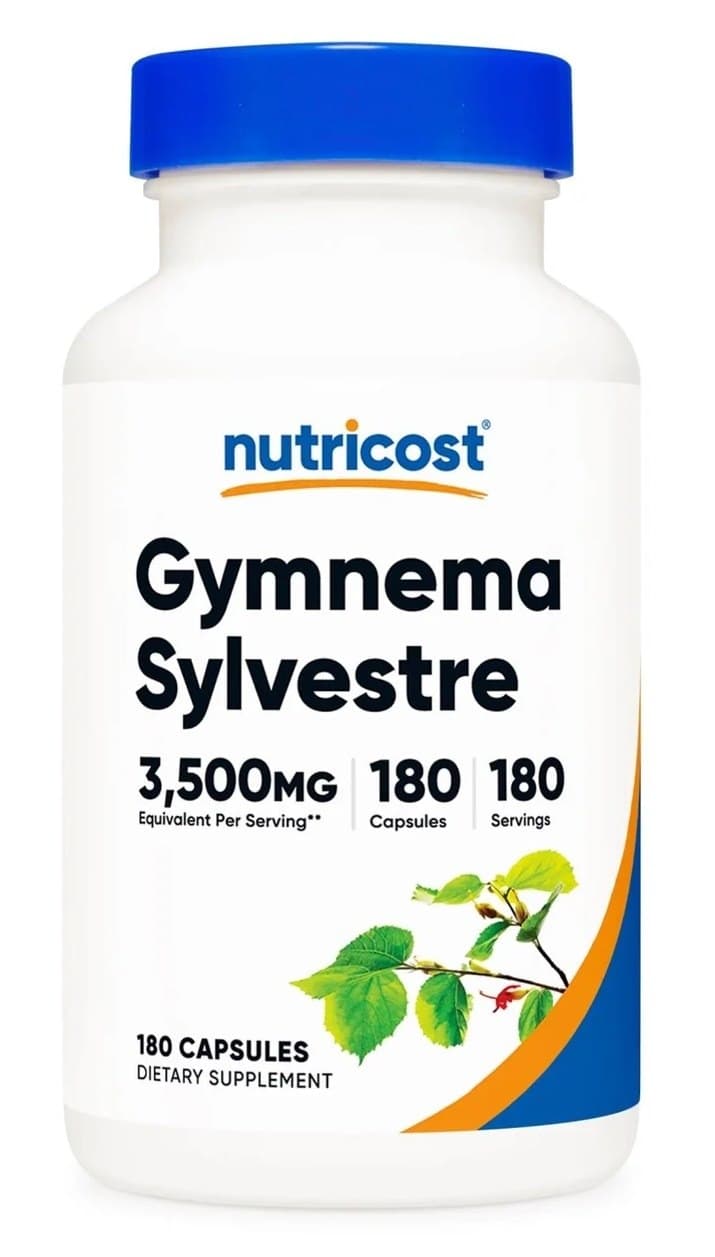 Nutricost - Gymnema Sylvestre - 180 Cápsulas – Nutricost empaque