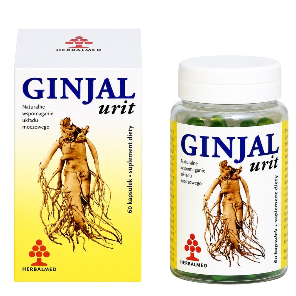 HERBALMED - Ginjal Urit - 60 Caps – HERBALMED förpackning