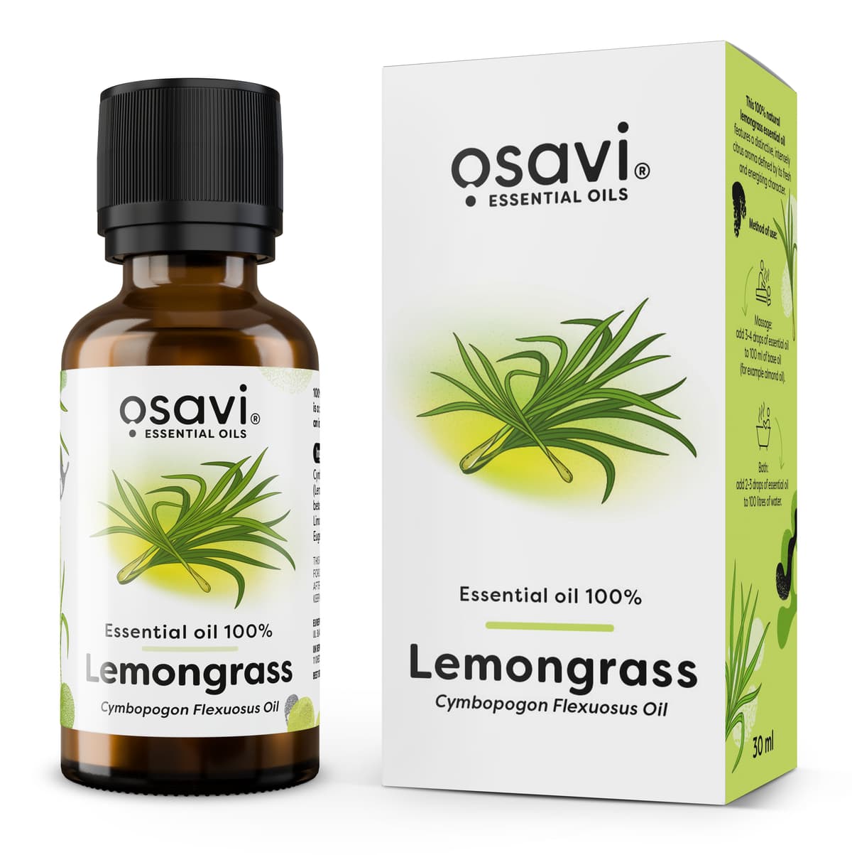 Osavi - Aceite Esencial 100%, Hierba Limón – Osavi empaque