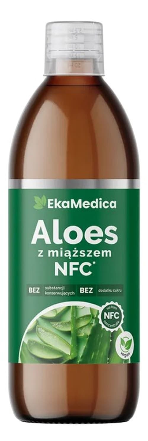 Eka Medica - Aloe Vera With Pulp NFC - 500ml – Eka Medica förpackning