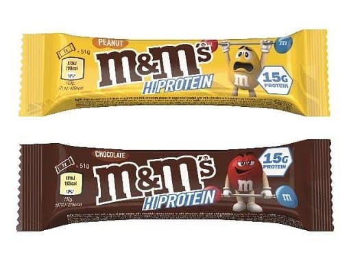 M&M's - Proteinriegel - Erdnuss, 12 × 51 g
