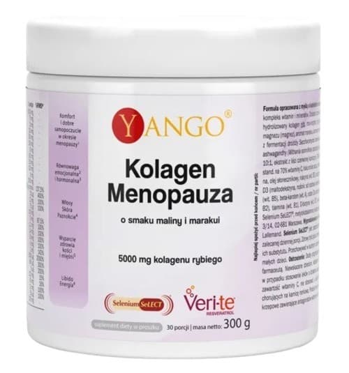 Yango - Kolagen Menopauza (300 g) – Yango opakowanie