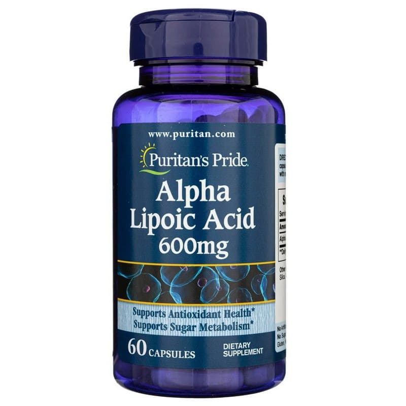 Puritan's Pride - Alpha Lipoic Acid - 60 Capsules