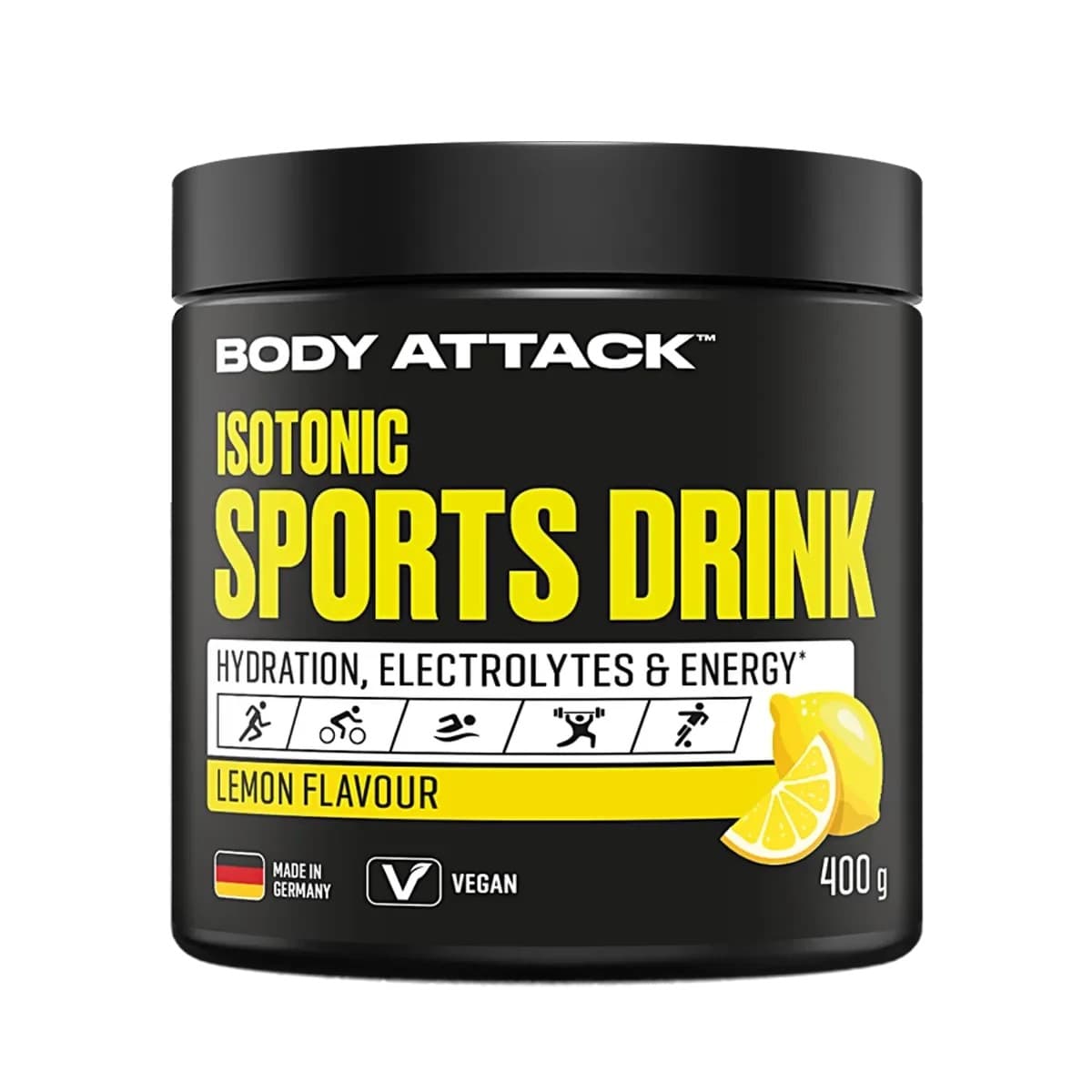 Body Attack - Isotonisk sportsdrik – emballage