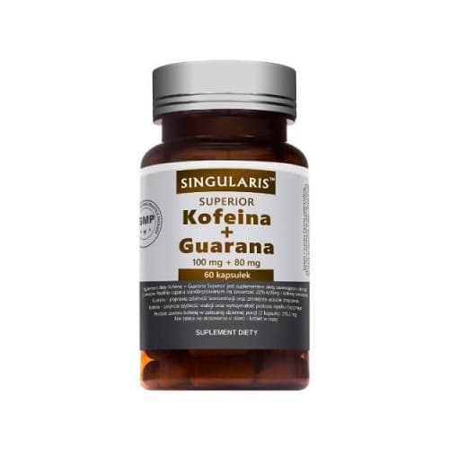 Singularis Superior Kofeina + Guarana 60 capsule – Singularis confezione