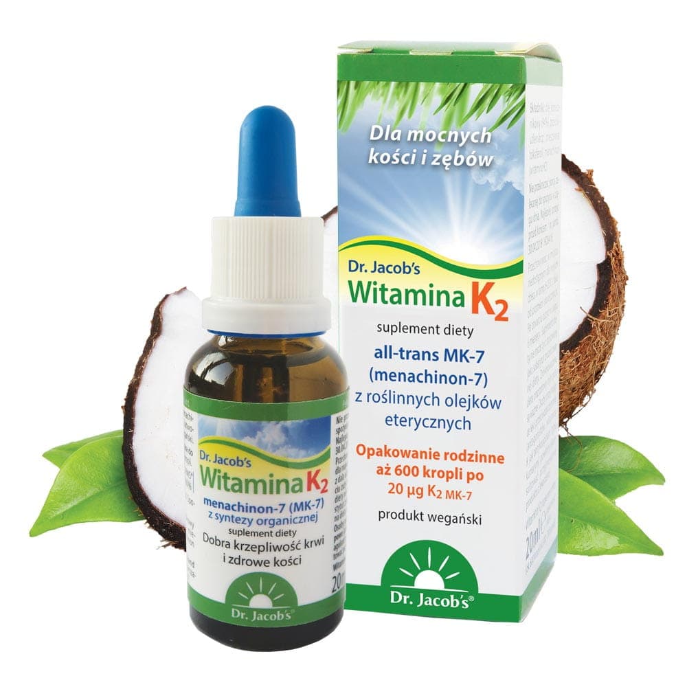 Dr. Jacob's Vitamina K2 MK-7 20ml – Dr. Jacob's confezione