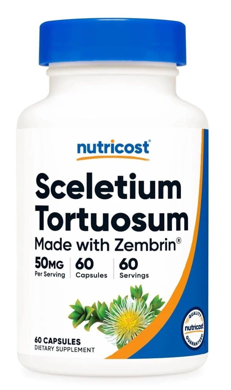 Nutricost - Sceletium Tortuosum 50mg - 60 kapsułek – Nutricost opakowanie
