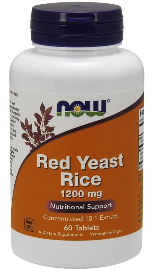 Red Yeast Rice 10:1 Extract 1200mg - 60 Tabs | NOW Foods – NOW Foods opakowanie