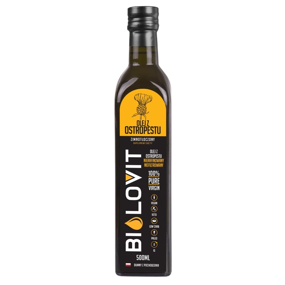 Biolovit - Organic Cold-Pressed Milk Thistle Oil – Biolovit packaging