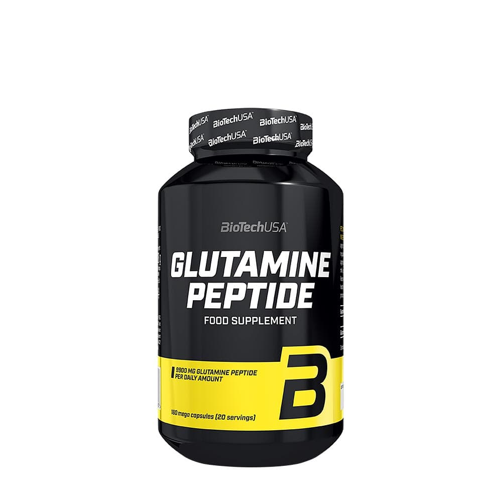 BioTechUSA Glutamine Peptide 180 Mega Caps – BioTechUSA packaging