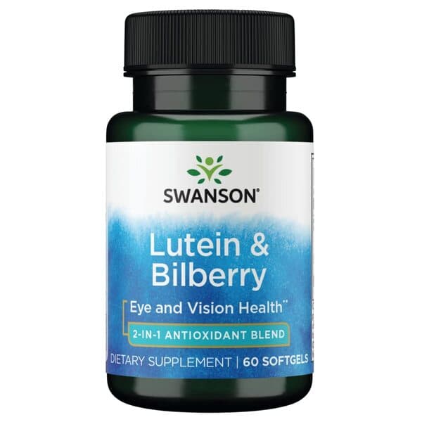 Swanson - Lutein & Bilberry – Swanson förpackning