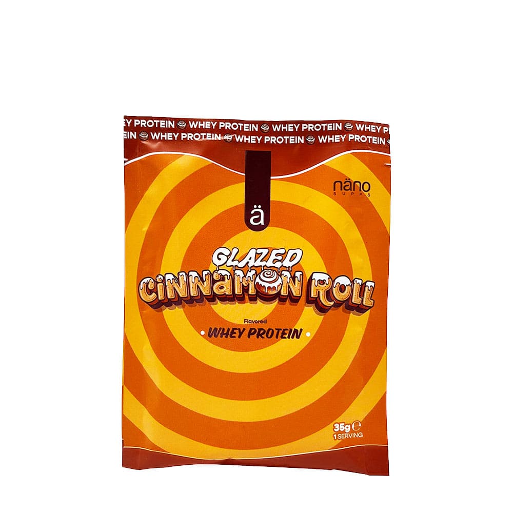 Nanosupps - Whey Protein Glazed Cinnamon Roll – Nanosupps packaging