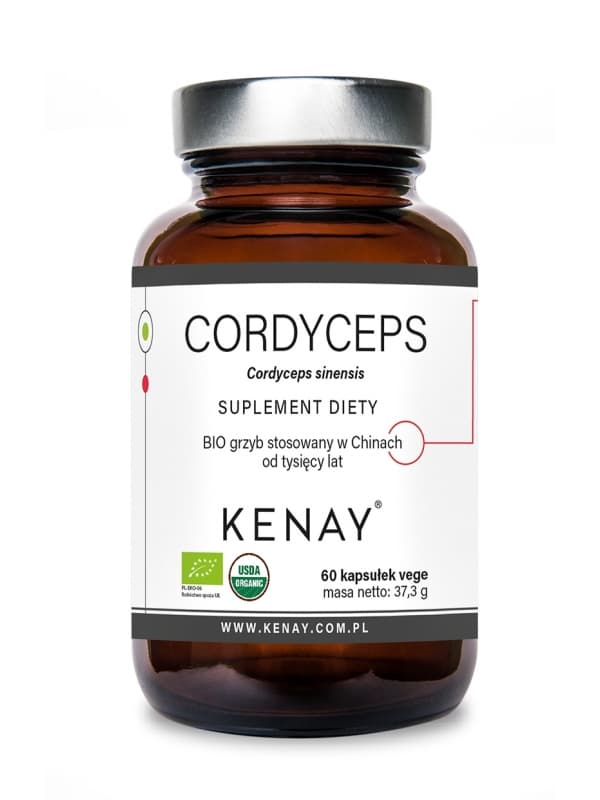 Kenay - Cordyceps - 60 Capsules – packaging