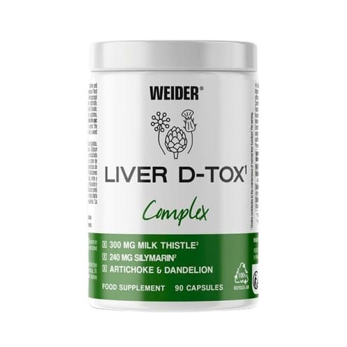 Weider Liver D-Tox Complex 90 capsule – Weider confezione