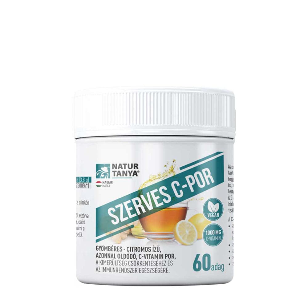Natur Tanya - Organic Vitamin C Powder - 60 servings – Natur Tanya förpackning