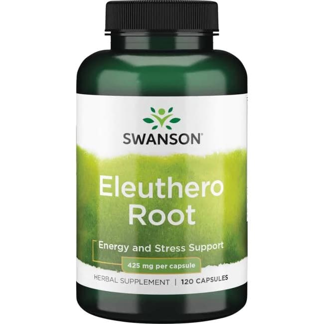Swanson Eleuthero Root 850 mg – 120 kapsler – Swanson confezione