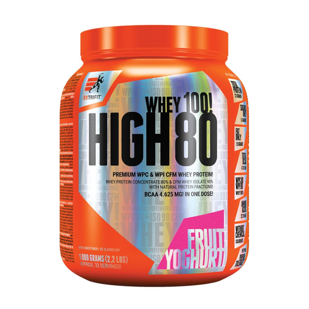 Extrifit High Whey 80 - Yogurt - 1000 g