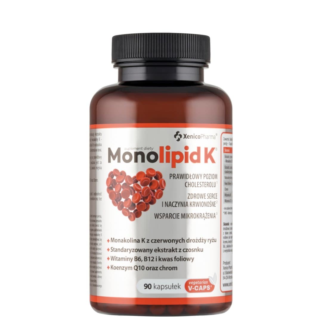 XENICO PHARMA - Monolipid K, 90 Vcaps – XENICO PHARMA förpackning
