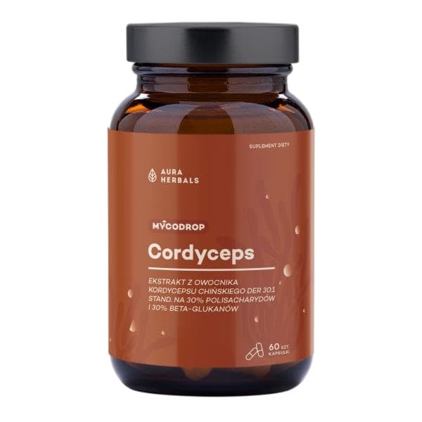 Aura Herbals - Mycodrop Cordyceps 60 capsules