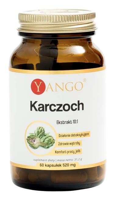 Yango Artichoke Extract 10:1 - 60 kapslar