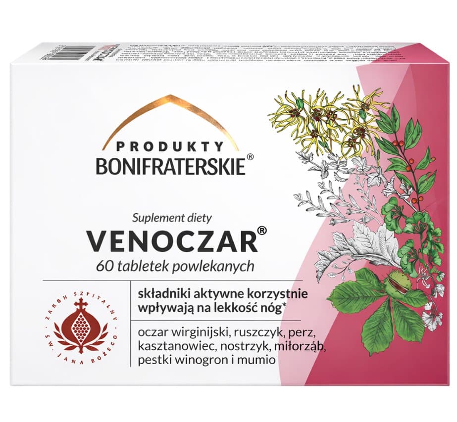 Produkty Bonifraterskie - Venoczar 60 comprimidos