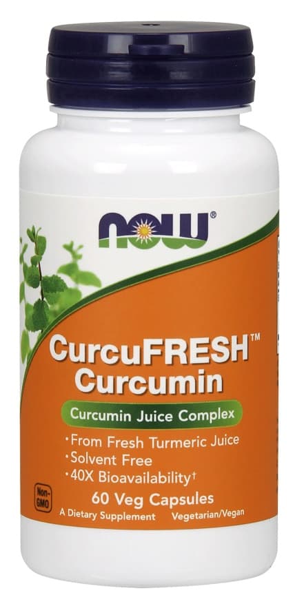 Now Foods Curcufresh Curcumin 500 mg - 30 cápsulas – NOW Foods embalagem