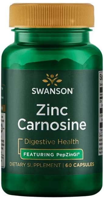 Swanson Zinc-Carnosina 8 mg - 60 cápsulas vegetarianas