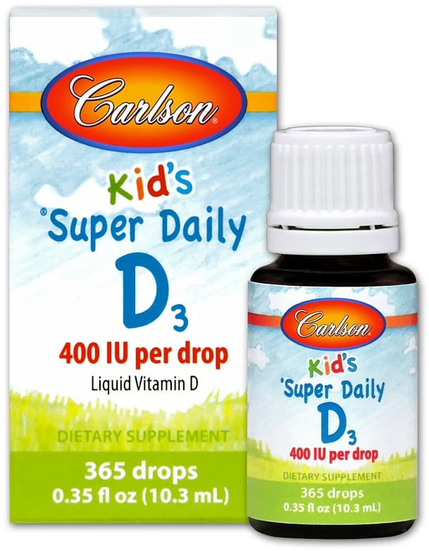 Carlson Labs Kid's Super Daily D3 10,3 ml, 365 gocce