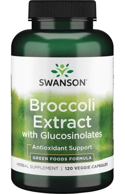 Swanson Brokkoliextrakt mit Glucosinolate 600 mg - 120 Kapseln