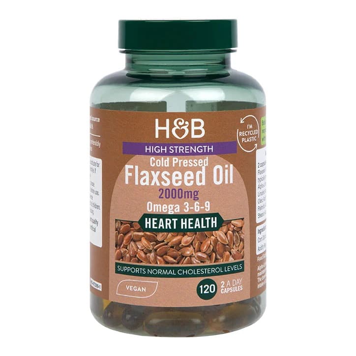 Holland & Barrett - Flaxseed Oil 1000 mg Kapslar