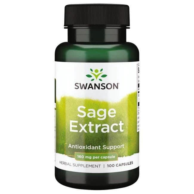 Swanson Salviaextrakt 10:1 - 320 mg, 100 Kapseln
