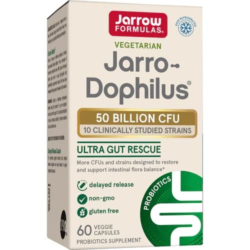 Jarrow Formulas - Jarro-Dophilus Ultra Gut Rescue - 60 Cápsulas Vegetarianas