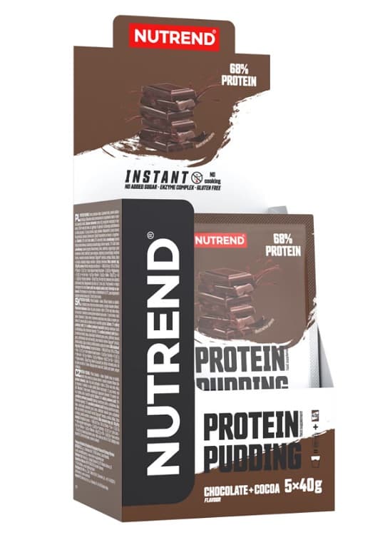 Nutrend - Protein Pudding, Chocolate + Cocoa - 5 x 40g – Nutrend Verpackung