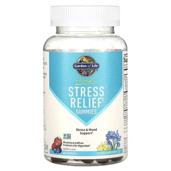 Garden Of Life Stress Relief Gummies 60 gomas – Garden Of Life embalagem
