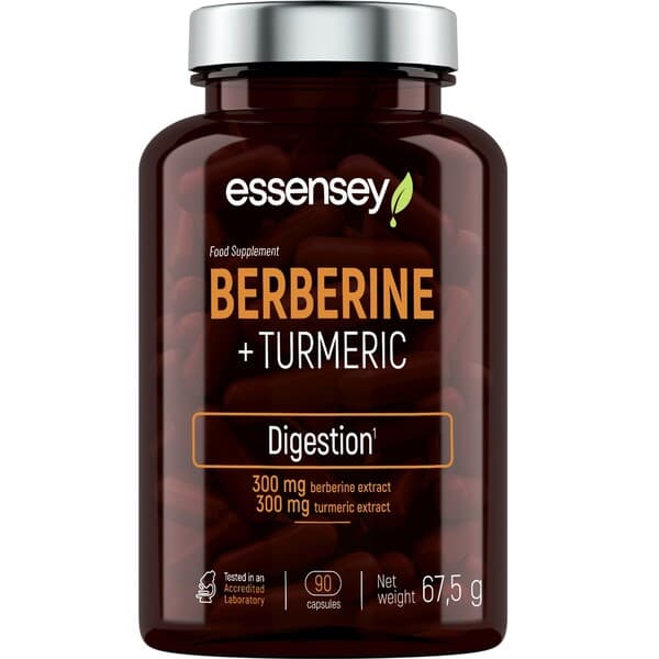 Essensey - Berberine + Turmeric - 90 cápsulas – Essensey empaque