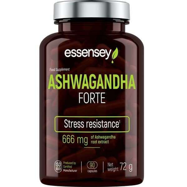 Essensey - Ashwagandha Forte - 90 cápsulas – Essensey empaque